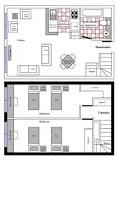 Floorplan of Homely apartment listing, 5810/570 Lygon Street, Carlton VIC