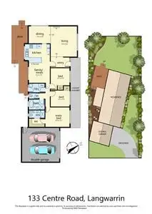 Floorplan of Homely house listing, 133 Centre Road, Langwarrin VIC 3910