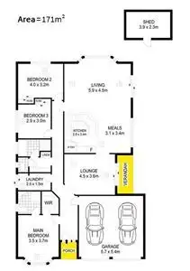 Floorplan of Homely house listing, 14 McGonigal Drive, Willaston SA 5118