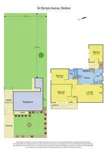 Floorplan of Homely house listing, 34 Olympic Avenue, Norlane VIC 3214