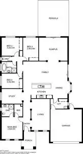 Floorplan of Homely house listing, 5 Bouverie Place, Skye VIC 3977