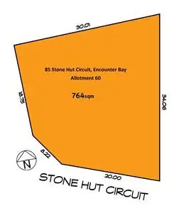 Floorplan of Homely land listing, 85 Stone Hut Circuit, Encounter Bay SA 5211