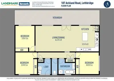 Floorplan of Homely house listing, 187 Ackland Road, Lethbridge VIC 3332