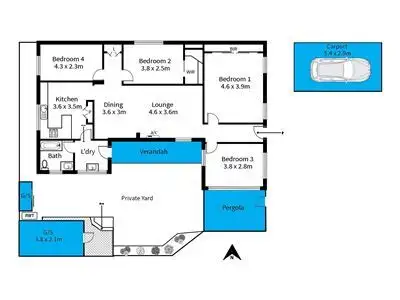 Floorplan of Homely house listing, 27 The Lane, O'halloran Hill SA 5158