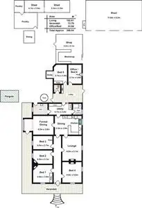 Floorplan of Homely house listing, 16 Hill Street, Hamley Bridge SA 5401