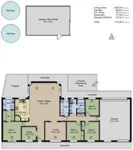 Floorplan of Homely house listing, 19 Thornbill Drive, Mount Barker SA 5251
