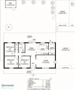 Floorplan of Homely house listing, 6 Cooradilla Drive, Salisbury Park SA 5109