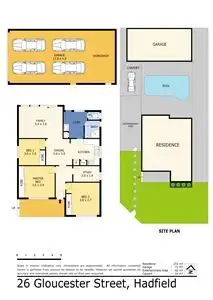 Floorplan of Homely house listing, 26 Gloucester Street, Hadfield VIC 3046
