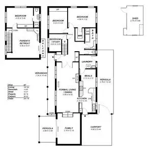Floorplan of Homely house listing, 4 Schocroft Avenue, Crafers SA 5152