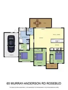 Floorplan of Homely house listing, 65 Murray Anderson Road, Rosebud VIC 3939