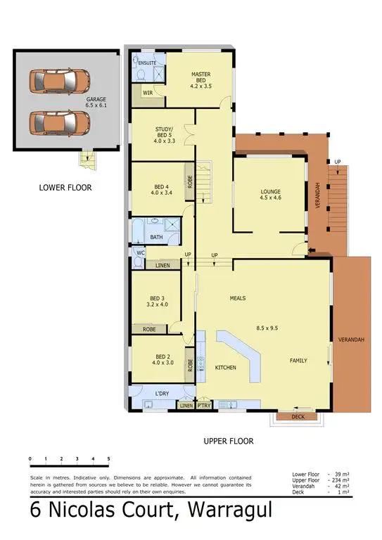 Floorplan of Homely house listing, 6 Nicolas Court, Warragul VIC 3820