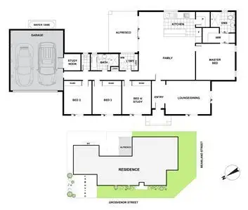 Floorplan of Homely house listing, 22 Grosvenor Street, Casey ACT 2913