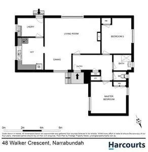 Floorplan of Homely house listing, 48 Walker Crescent, Narrabundah ACT 2604