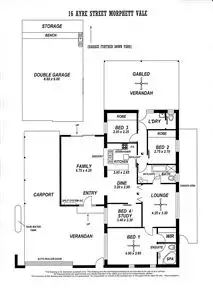 Floorplan of Homely house listing, 16 Ayre Street, Morphett Vale SA 5162