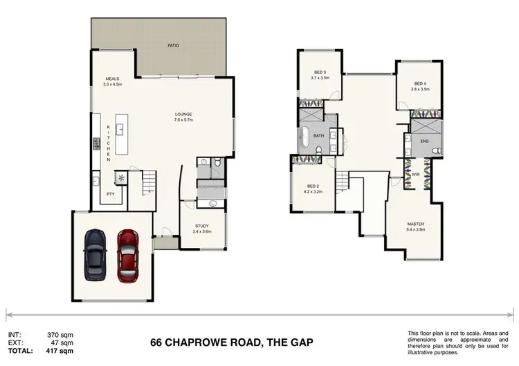Floorplan of Homely house listing, 66 Chaprowe Road, The Gap QLD 4061