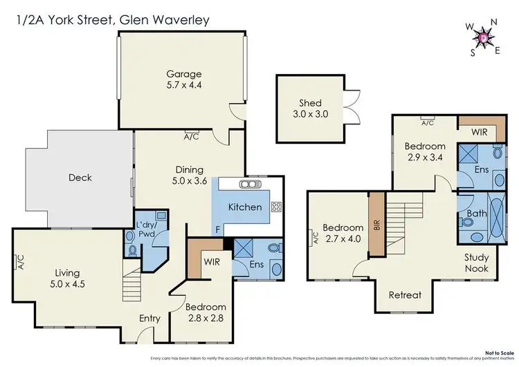 Floorplan of Homely unit listing, 1/2A York Street, Glen Waverley VIC 3150