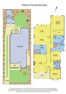 Floorplan of Homely house listing, 9 Malvern Grove, Manifold Heights VIC 3218