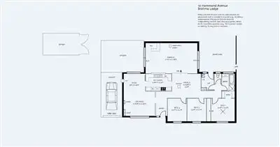 Floorplan of Homely house listing, 10 Hammond Avenue, Brahma Lodge SA 5109