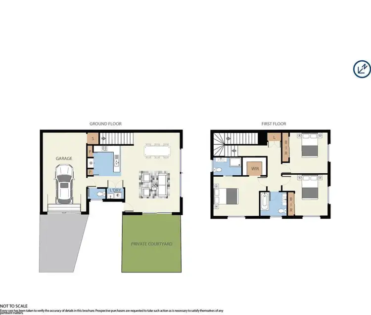 Floorplan of Homely townhouse listing, 1/4 Euroka Street, Chadstone VIC 3148