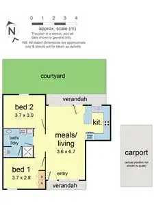 Floorplan of Homely unit listing, 4/230 Bayswater Road, Bayswater North VIC 3153