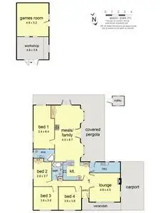 Floorplan of Homely house listing, 26 Timms Avenue, Croydon VIC 3136