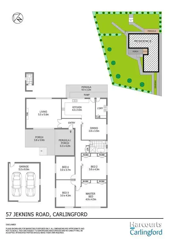 Floorplan of Homely house listing, 57 Jenkins Road, Carlingford NSW 2118