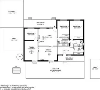 Floorplan of Homely house listing, 31 Upcher Street, Blanchetown SA 5357