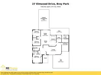Floorplan of Homely house listing, 27 Elmwood Drive, Bray Park QLD 4500