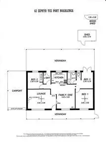 Floorplan of Homely house listing, 62 Zephyr Terrace, Port Willunga SA 5173