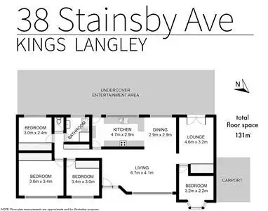 Floorplan of Homely house listing, 38 Stainsby Avenue, Kings Langley NSW 2147