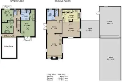 Floorplan of Homely house listing, 44 Olivedale Street, Birdwood SA 5234