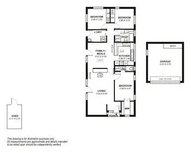 Floorplan of Homely house listing, 6 Yacka Road, Aldgate SA 5154