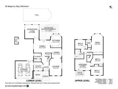 Floorplan of Homely house listing, 26 Belgenny Way, Mitchelton QLD 4053
