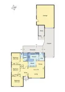 Floorplan of Homely house listing, 68 Narina Way, Epping VIC 3076