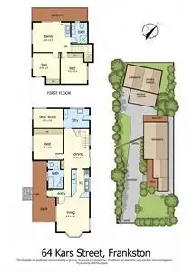 Floorplan of Homely house listing, 64 Kars Street, Frankston VIC 3199