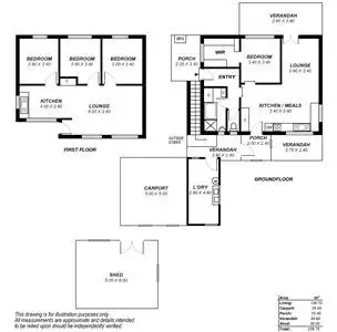 Floorplan of Homely house listing, 1 Charteris Street, Port Elliot SA 5212