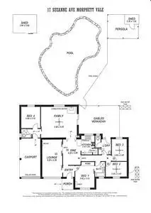 Floorplan of Homely house listing, 17 Suzanne Avenue, Morphett Vale SA 5162