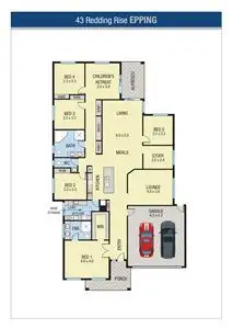 Floorplan of Homely house listing, 43 Redding Rise, Epping VIC 3076