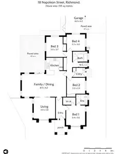 Floorplan of Homely house listing, 18 Napoleon Street, Richmond TAS 7025