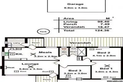 Floorplan of Homely house listing, 72 Ridley Road, Elizabeth South SA 5112