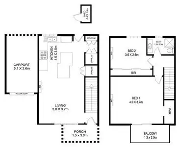 Floorplan of Homely townhouse listing, 3/53 North Esplanade, Glenelg North SA 5045