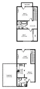 Floorplan of Homely townhouse listing, 6/196 Morphett Road, Glengowrie SA 5044