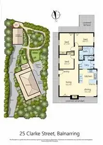Floorplan of Homely house listing, 25 Clarke Street, Balnarring VIC 3926
