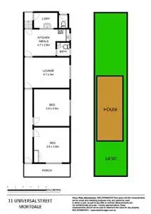 Floorplan of Homely house listing, 11 Universal Street, Mortdale NSW 2223