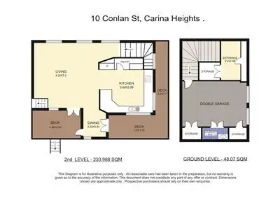 Floorplan of Homely house listing, 10 Conlan Street, Carina Heights QLD 4152