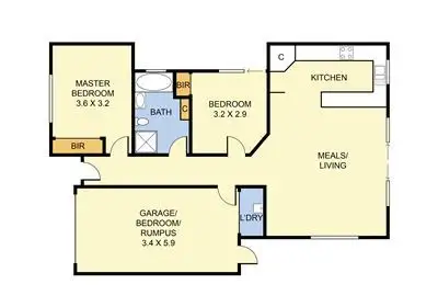 Floorplan of Homely unit listing, 3/5 Laurel Avenue, Boronia VIC 3155
