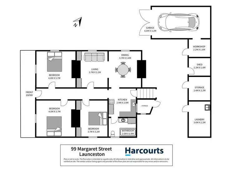 Floorplan of Homely house listing, 99 Margaret Street, Launceston TAS 7250