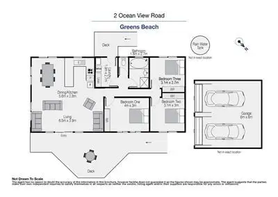 Floorplan of Homely house listing, 2 Ocean View Drive, Greens Beach TAS 7270