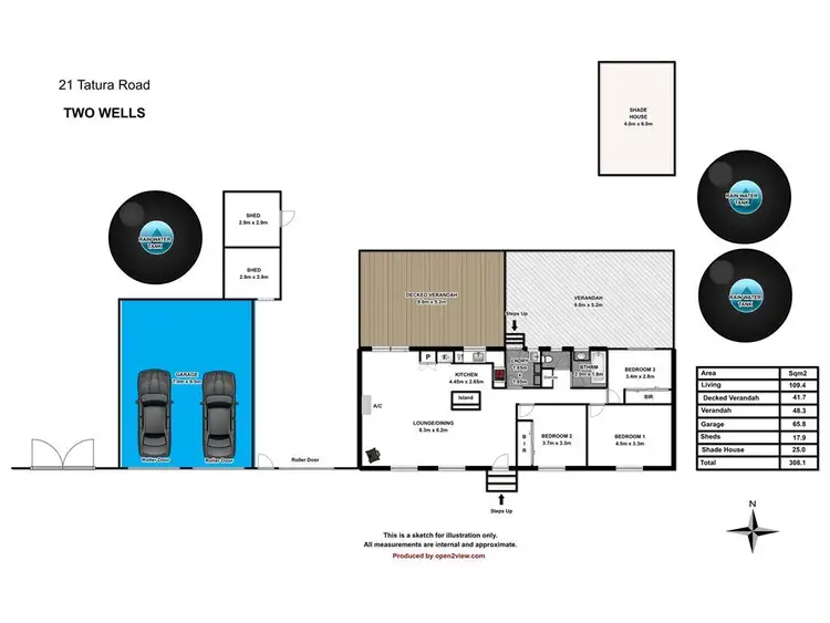 Floorplan of Homely house listing, 21 Tatura Avenue, Two Wells SA 5501