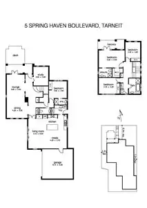 Floorplan of Homely house listing, 5 Spring Haven Blvd, Tarneit VIC